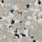 Cabin Fever decorative flake color sample