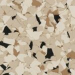 Shoreline decorative flake color sample