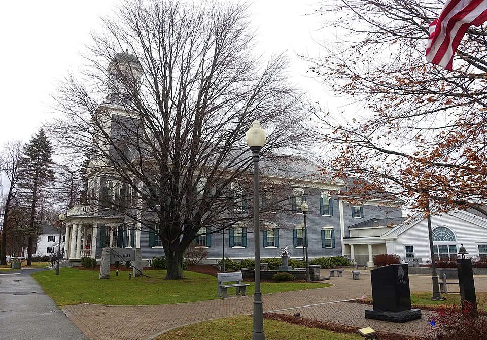 Westford Town Hall - Westford, Massachusetts, USA.